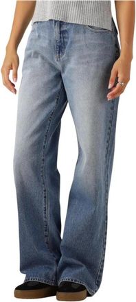 Abrand 95 Mid Baggy Jenna - Dames - Loose Fit Jeans - Blauw - W30 - Denim - Jeans