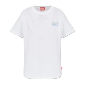 Diesel T-Shirts, female, White, Size: 2XS T-Normy-S7 T-shirt