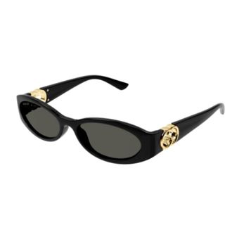 Gucci Gg 1660S Zonnebrillen - unisex - Zonnebrillen - Zwart - 54 MM - Nylon - Accessoires