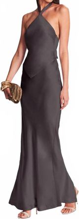 Retrof&ecirc;te Ester Dress In Charcoal