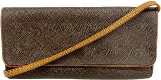 Louis Vuitton Pre-owned Clutches, female, Brown, Size: ONE SIZE Pre-owned Pochette Shoulder Bag