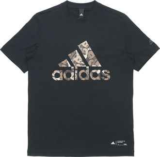 adidas China Tee M Panda Crew Neck Sports Short Sleeve Black GP1850