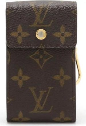 Louis Vuitton Pre-owned Accessories, female, Brown, Size: ONE SIZE Pre-owned Canvas Key-holder