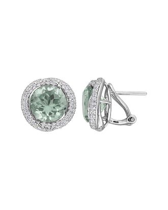Rina Limor Silver 7.86 ct. tw. Gemstone Earrings