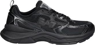 Emporio Armani Xk 446.X8X249 Sneakers - Heren - Sneakers - Zwart - 44 2/3 EU - Schoenen