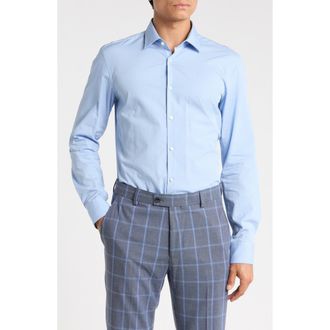 BOSS Koey Slim Fit Dress Shirt in Light/Pastel Blue at Nordstrom Rack, Size 15.5R