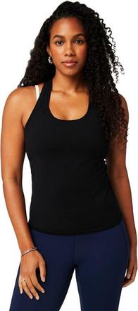 Fabletics Womens Feather Tech+ Racerback Tank in Black at Nordstrom, Size Xx-Large