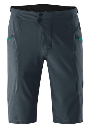 Gonso Radhose GONSO VALDES, Damen, Gr. 4XL, Normalgr&ouml;ssen, grau (anthrazit), 85% Polyester (Recycelt), 15% Elastan, Hosen Radhose, Herren Bike-Shorts, atmun