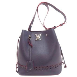 Louis Vuitton Pre-owned Bucket Bags, female, Blue, Size: ONE SIZE Pre-owned Bucket Bag