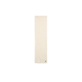 Polo Ralph Lauren Winter Sjaal - Heren - Wintersjaals - Wit - ONE Size - Wol - Accessoires