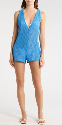 Billabong Stellar Time Romper in True Blue at Nordstrom, Size X-Small