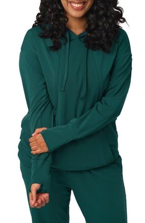 Kindred Bravely Maternity & Nursing Hoodie in Evergreen at Nordstrom, Size Medium