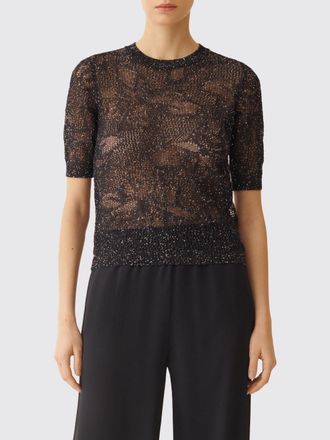 Fabiana Filippi Maglia a girocollo floreale Fabiana Filippi