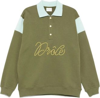 Drôle de Monsieur Tops, Heren, Groen, S, Stijlvolle Sweater H-Pl 154 Co 127