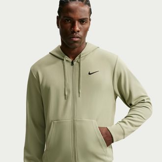 Nike Mens Flex Dri-FIT UV Protection Fleece Full-Zip Hoodie in Brown | IF2982-377