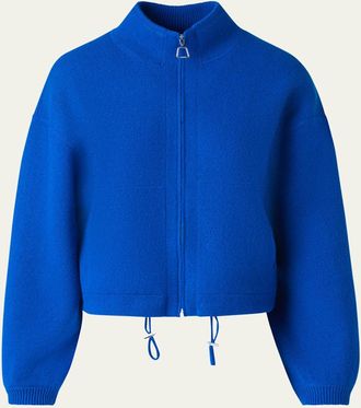 Akris Cashmere Knit Zip Cardigan