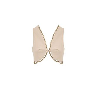 Cult Gaia Cotton Womens Waistcoat