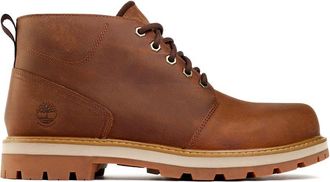 Timberland Mens Britton Road Mid Lace Boots - Brown Leather - Size UK 11.5