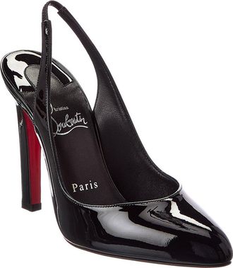 Christian Louboutin Fannylove Sling 100 Patent Slingback Pump