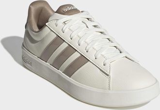 adidas Sneaker ADIDAS SPORTSWEAR GRAND COURT 3.0, Damen, Gr. 38,5, sanftes wei&szlig;, trace khaki, trace khaki, Synthetik, Textil, Schuhe Sneaker