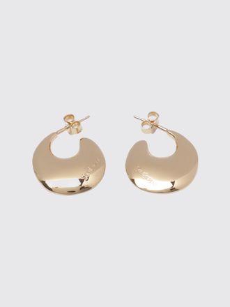Saint Laurent Orecchini a goccia in ottone con logo inciso