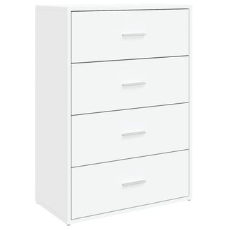 Berkfield Home Sideboard White 60x31x84 cm Engineered Wood | Size: 60 x 31 x 84 cm