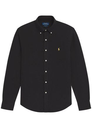 Polo Ralph Lauren Logo-embroidered Cotton Shirt - Black - Xxl