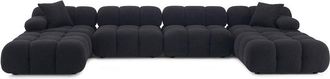 TOV Furniture Calliope Vegan Shearling 6pc Modular U-Sectional