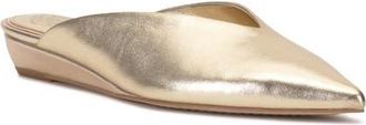 Vince Camuto Vinia Pointed Toe Wedge Mule in Egyptian Gol at Nordstrom, Size 5.5