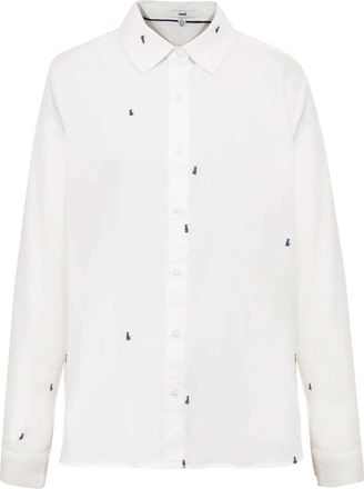 Mavi Langarmbluse MAVI Mavi Langarmhemd Long Sleeve Woven, Damen, Gr. XS, ecru, Obermaterial: 100% Baumwolle CO., Blusen Langarmbluse