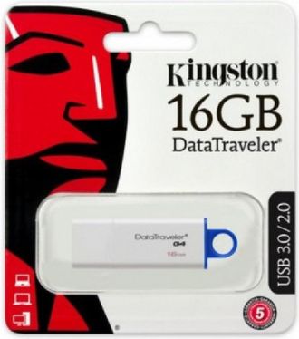 Trade Shop Trade Shop - Pendrive Usb 3.0/2,0 16gb Penna Key 16 Gb Key Kingston Memoria Dtg4/16gb