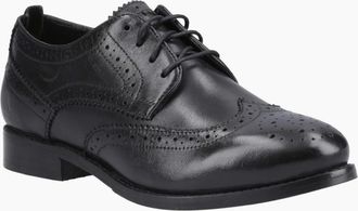 Hush Puppies Womens Natalia Womens Brogue Shoes - Black - Size: 4