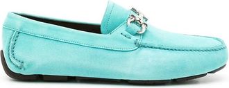 Ferragamo Mens Blue Loafers, US Size 8.5