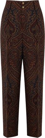 Etro Rechte broek - Dames - Straight fit broeken - Veelkleurig - XS - Broeken
