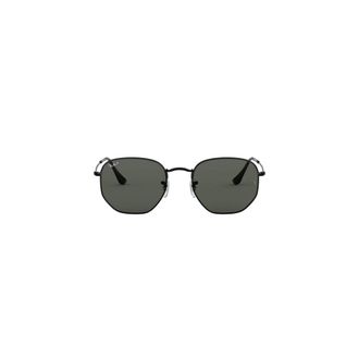 Ray-Ban Zonnebril met zeshoekige platte glazen - Heren - Zonnebrillen - Zwart - 51 MM - Accessoires