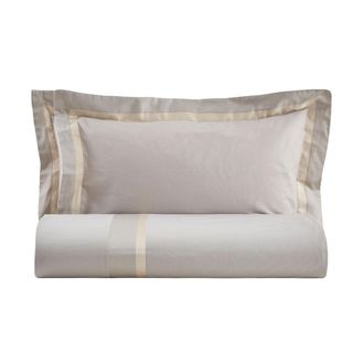 Biancoperla WILLIAM Double duvet cover set Beach/Sand