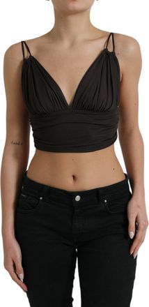 Dolce & Gabbana Gekruist Halslijn Mouwloze Top