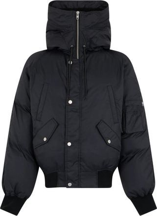 Maison Margiela Gewatteerde jas - Heren - Winterjassen - Zwart - L - Leer - Jassen