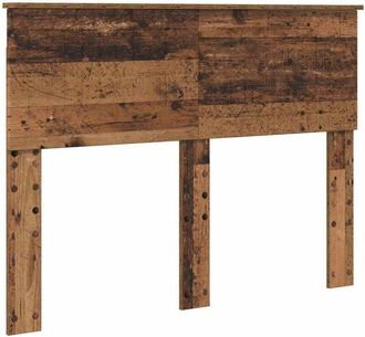 vidaXL Headboard with Headboard Old Wood 120 cm Engineered wood vidaXL
