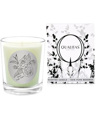 Qualitas Rose Earl Grey Scented Beeswax Candle