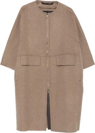 Max Mara Cappotto monopetto in cashmere - Marrone