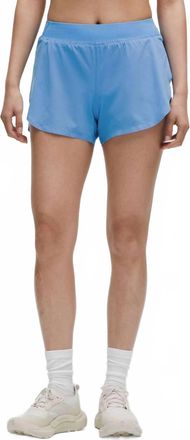 lululemon Fast And Free High-Rise Classic-Fit Split Short In Pool Party