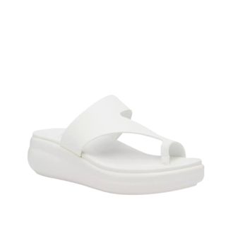 Naturalizer Womens Naturalizer Cailan Wedge Sandals White CAILAN-WHT