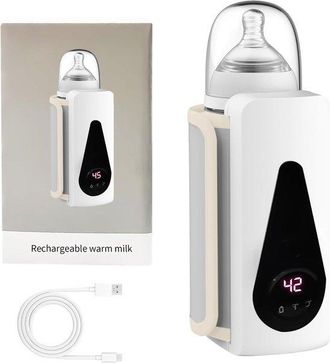 OEM Calientabiberones Port&aacute;til, Temperatura Ajustable, Con Pantalla Lcd, Para El Hogar, Exteriores Y Viajes