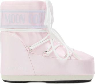 Moon Boot Icon Low - Dames - Winterlaarzen - Roze - 36 EU - Polyester - Schoenen
