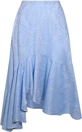 Etro Skirts Blue And Green-Donna