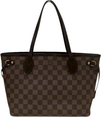 Louis Vuitton Pre-owned Damier Tote Bag - Dames - Vintage Shopper - Bruin - ONE Size - Vintage