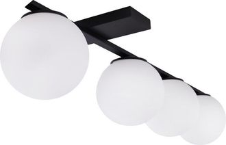 OEM L&aacute;mpara De Techo Alta Blanca 4 Bombillas E14