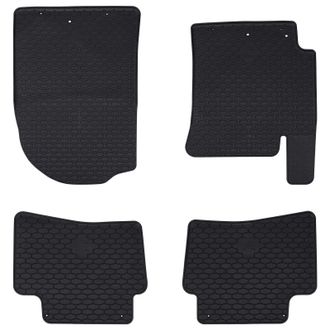 vidaXL Vidaxl Tappetino Per Auto 4 Pz Adatto Per Kia Rio, Stonic 2017