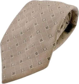 Louis Vuitton Pre-owned Cravat - Heren - Vintage Accessoires - Beige - ONE Size - Vintage